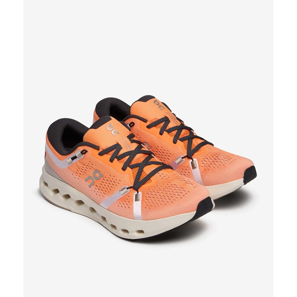 On Cloudsurfer 2‎ Mens Running Shoes Tangerine Ivory 3MF10123126 Size 11 NEW